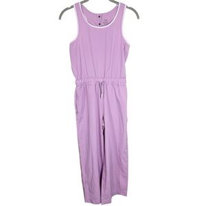 Athleta Girl Jump for Joy Jumpsuit Size L/12 Lavender